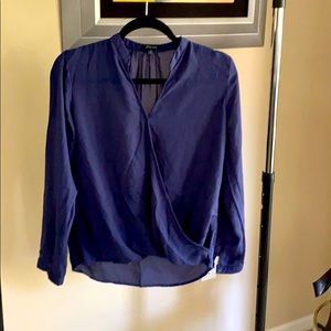 Sheer Blue Blouse